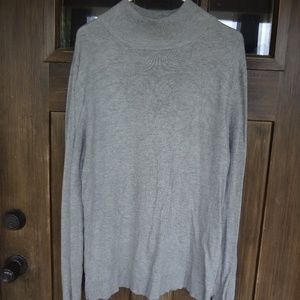 Grey high neck sweater